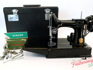 Load image into Gallery viewer, Singer Featherweight 221K Sewing Machine RED &quot;S&quot; ES172***