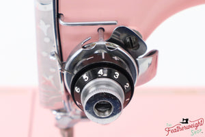 Singer Featherweight 221, AF488*** - Fully Restored in Rosy Posy Pink