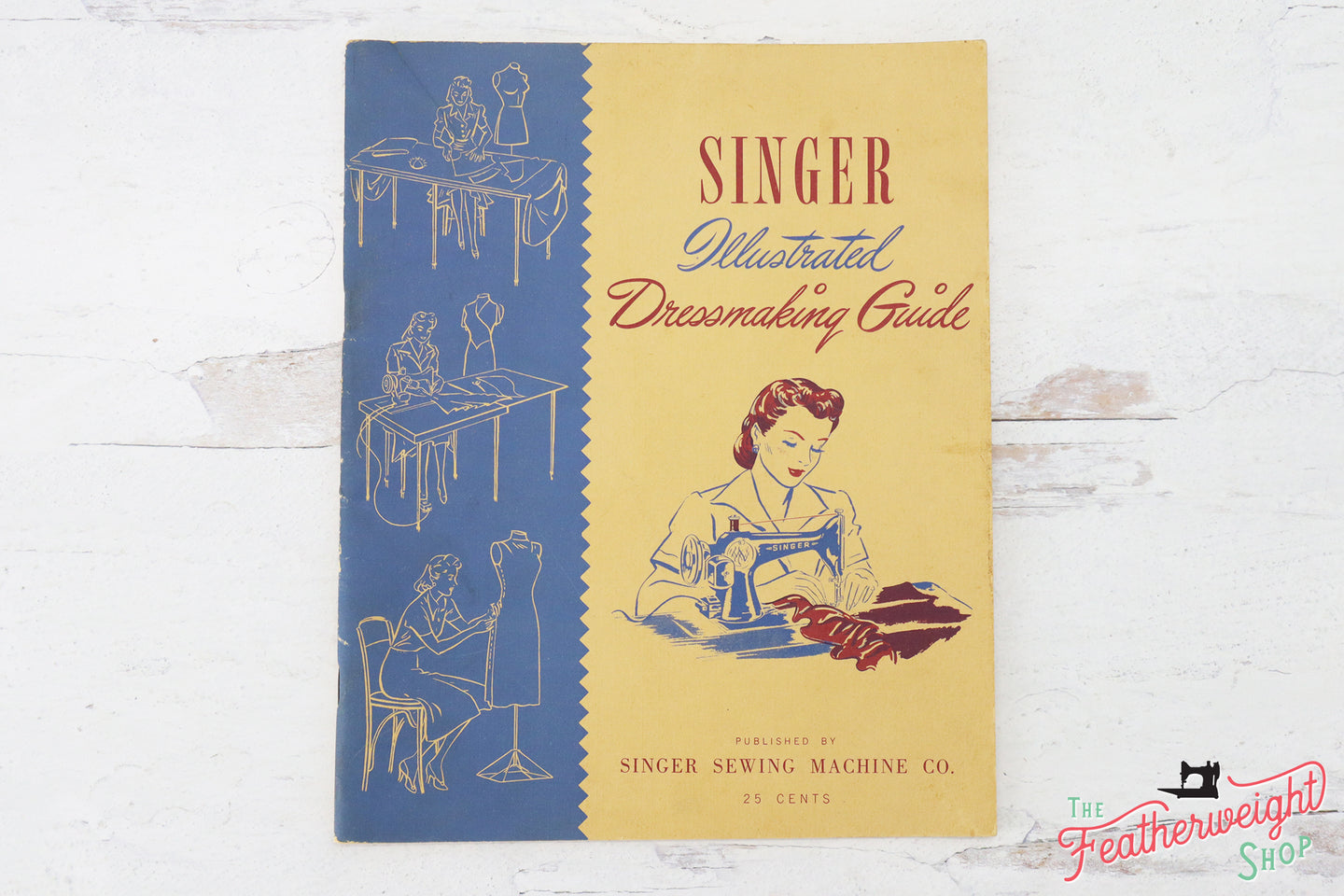 Book, Singer Illustrated Dressmaking Guide (Vintage Original)