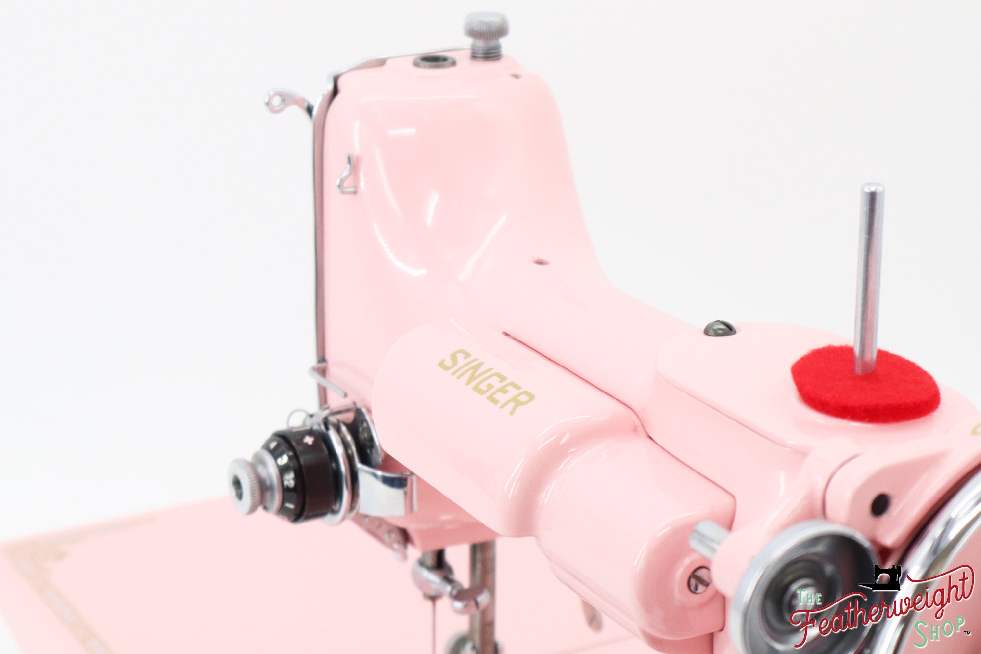 Singer Featherweight 221, AF488*** - Fully Restored in Rosy Posy Pink