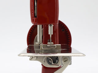 Load image into Gallery viewer, Singer Sewhandy Model 20, Red &#39;S&#39; - Fully Restored in Fire Brick Red