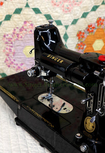 Singer Featherweight 222K Sewing Machine EK636***