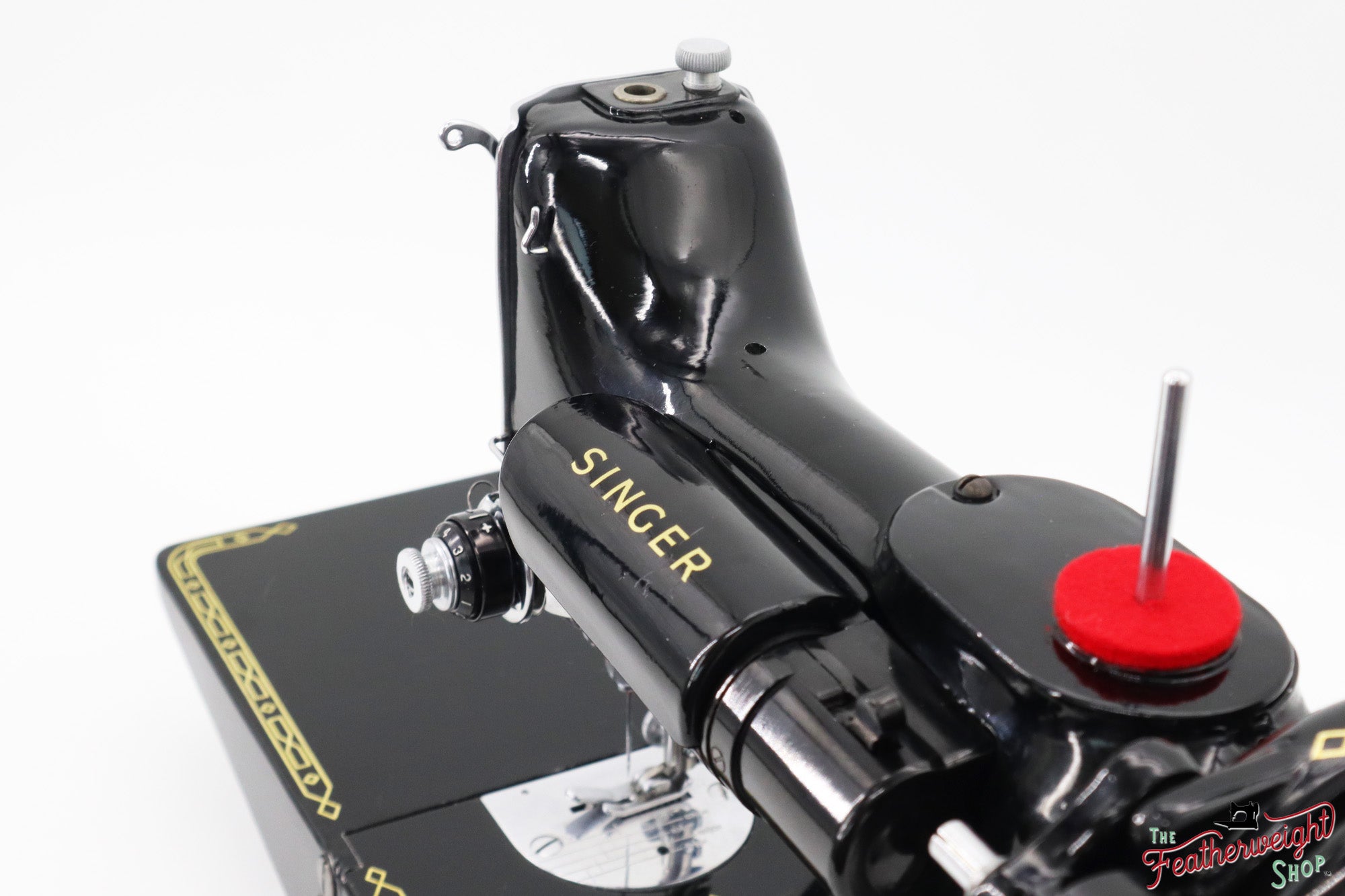 Singer Featherweight 221K Sewing Machine, RED "S" - ES239***