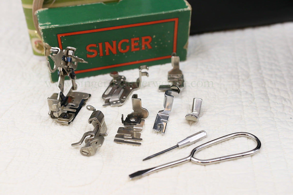 Singer Featherweight 222K Sewing Machine EK634*** GOLD PLATED!!!