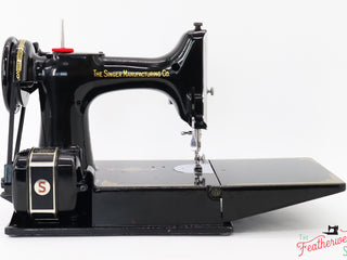 Load image into Gallery viewer, Singer Featherweight 221 Sewing Machine, Centennial: AK581***