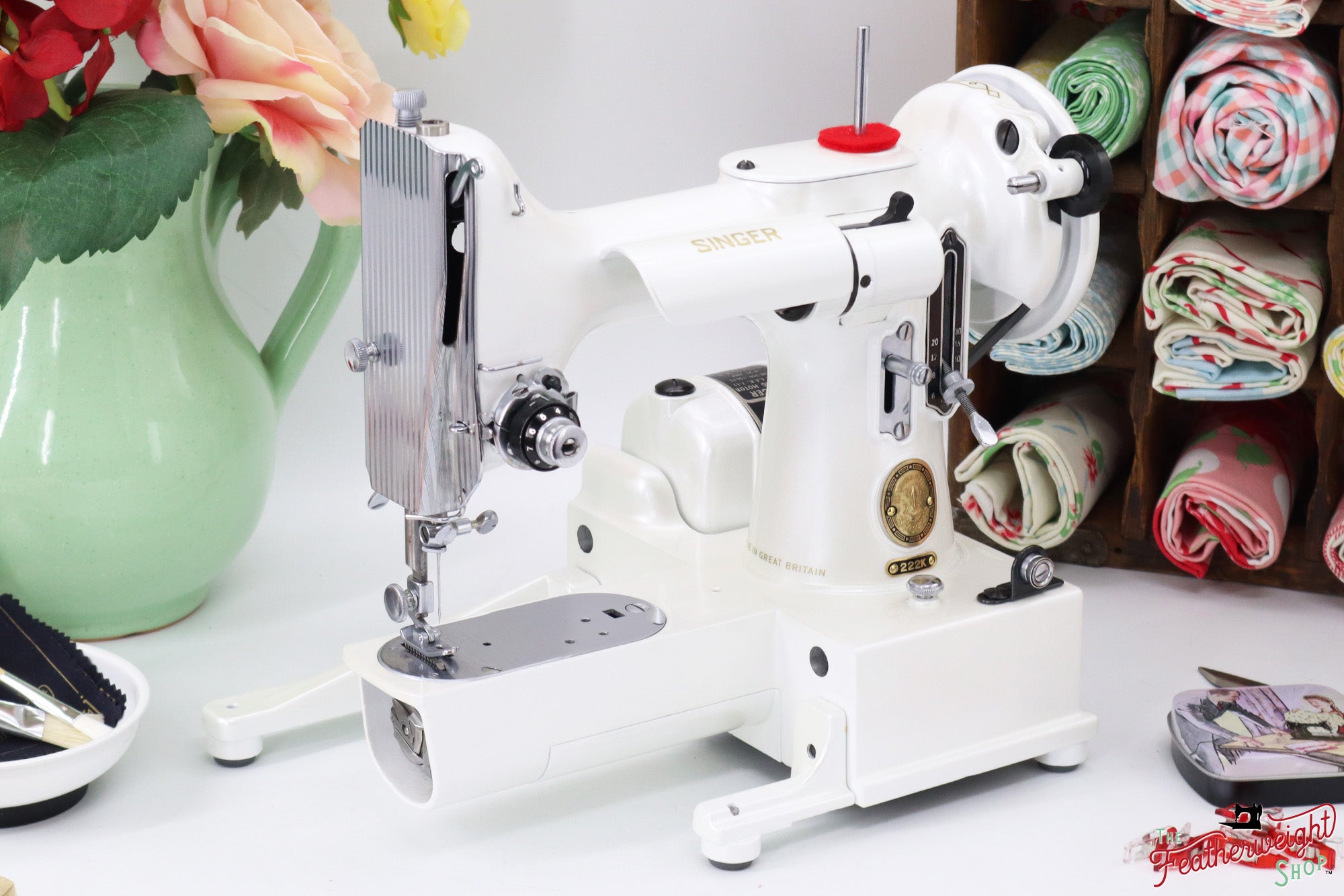 Singer Featherweight 222K - EJ223*** - Fully Restored in Cloud