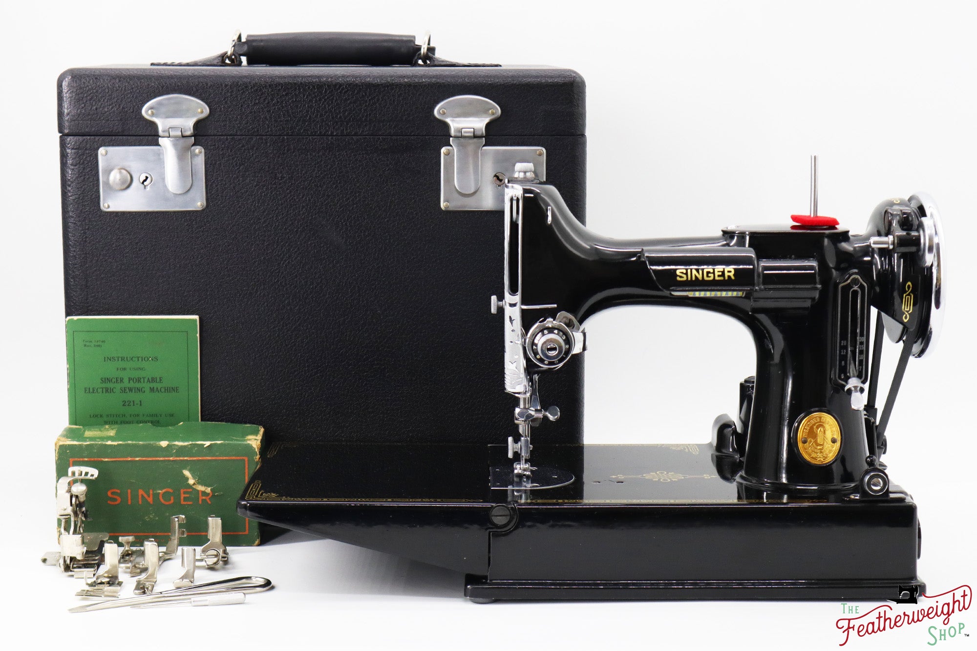 Singer Featherweight 221 Sewing Machine, AF587*** - 1940