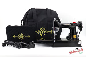 BAG, Padded TRAVEL fits Singer Featherweight 221 & 222 - BLACK