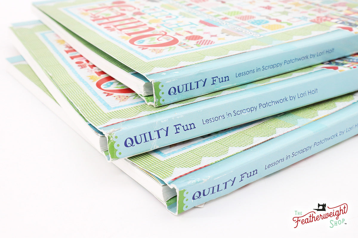 CLEARANCE PATTERN BOOK, Quilty Fun - Lessons in Scrappy Patchwork by Lori Holt