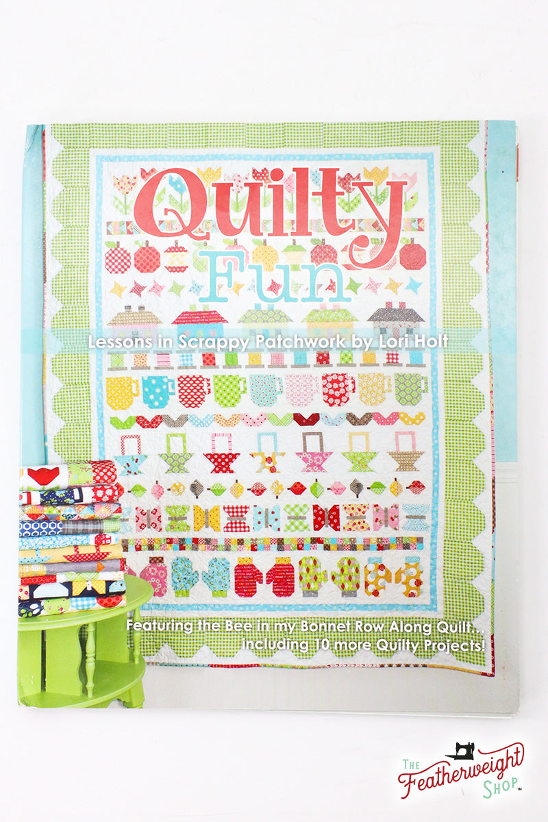 CLEARANCE PATTERN BOOK, Quilty Fun - Lessons in Scrappy Patchwork by Lori Holt