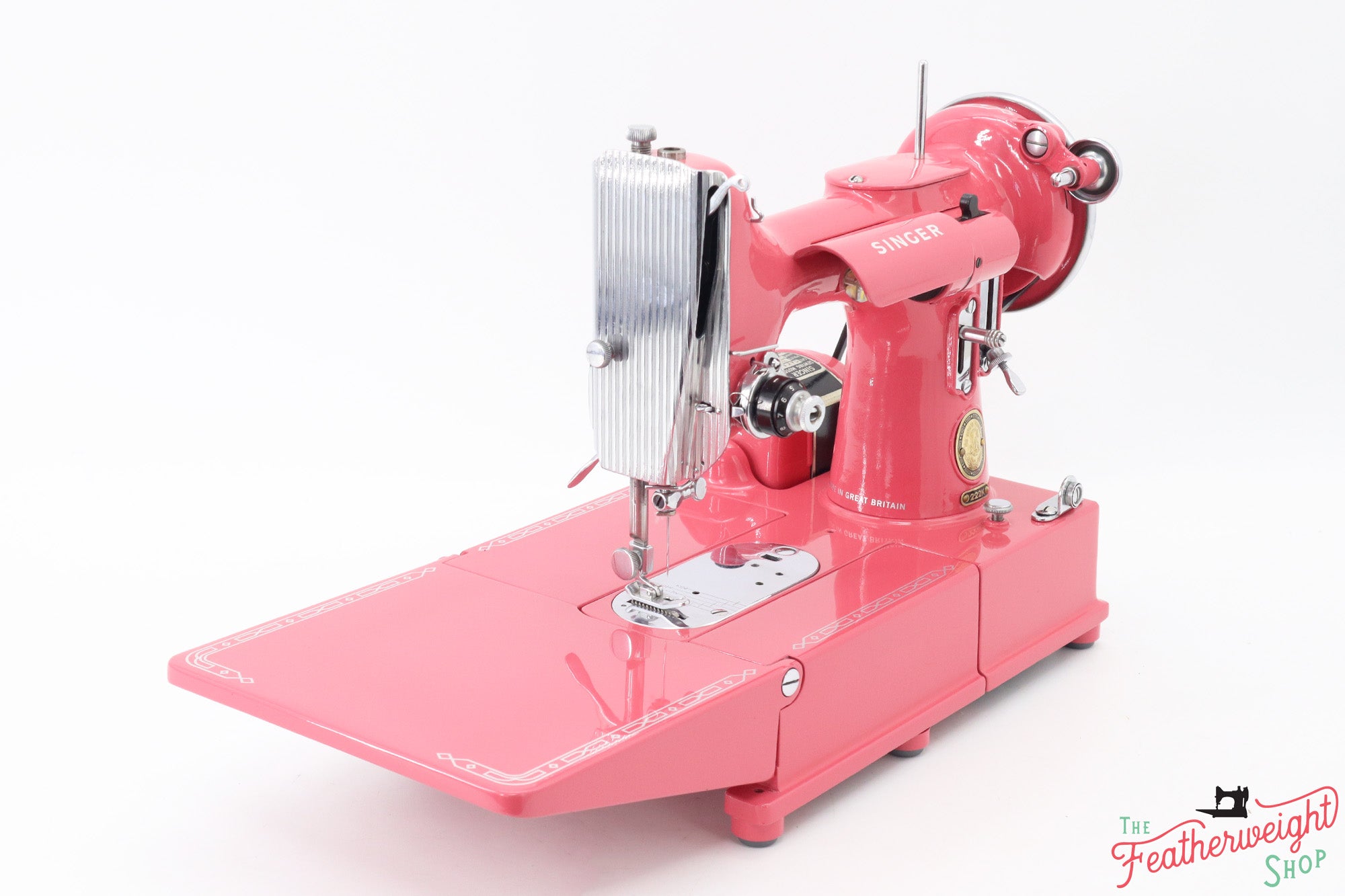 Singer Featherweight 222K Sewing Machine EK631*** - Fully Restored in 'Happy Pink Grapefruit'