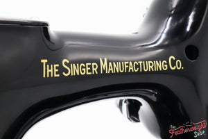 Singer Featherweight Top Decal 221 Fully Restored in Gloss Black, AF3852** - SCARCE