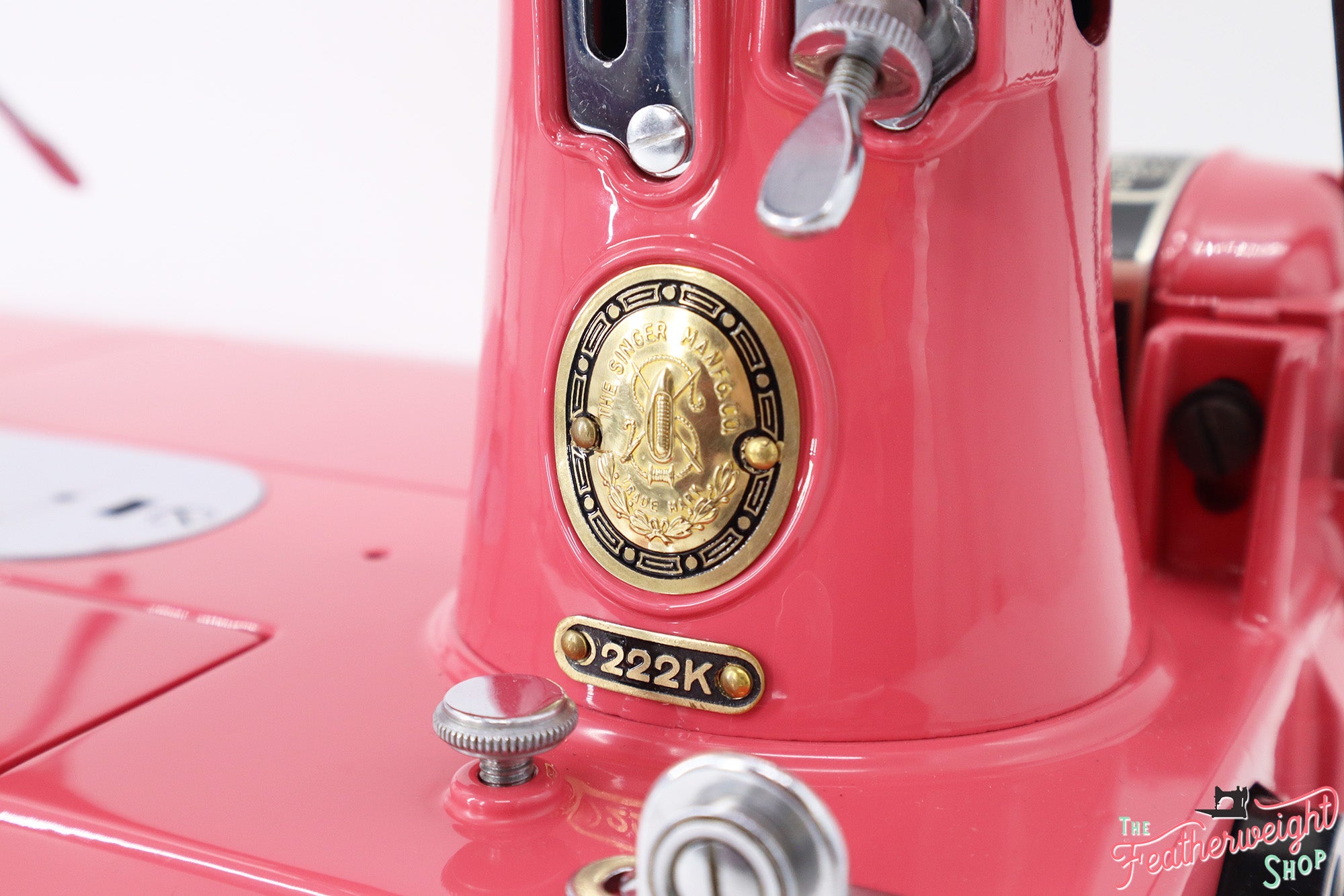 Singer Featherweight 222K Sewing Machine EK631*** - Fully Restored in 'Happy Pink Grapefruit'