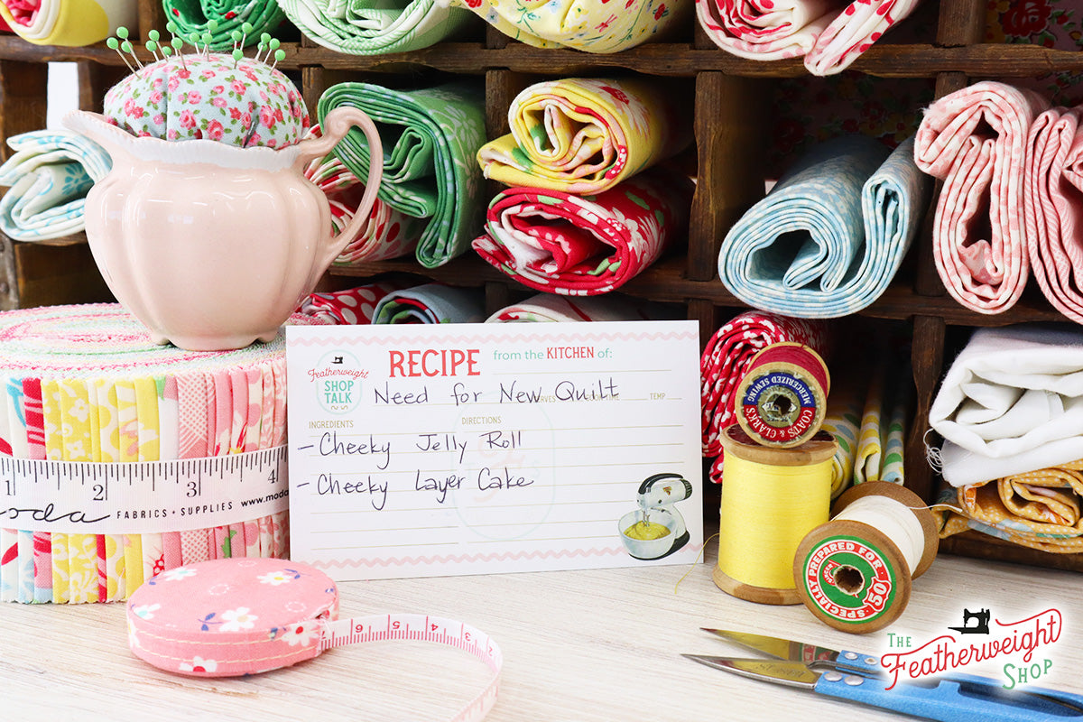 Recipe Cards, Featherweight Shop ( Two Styles Set of 24 )