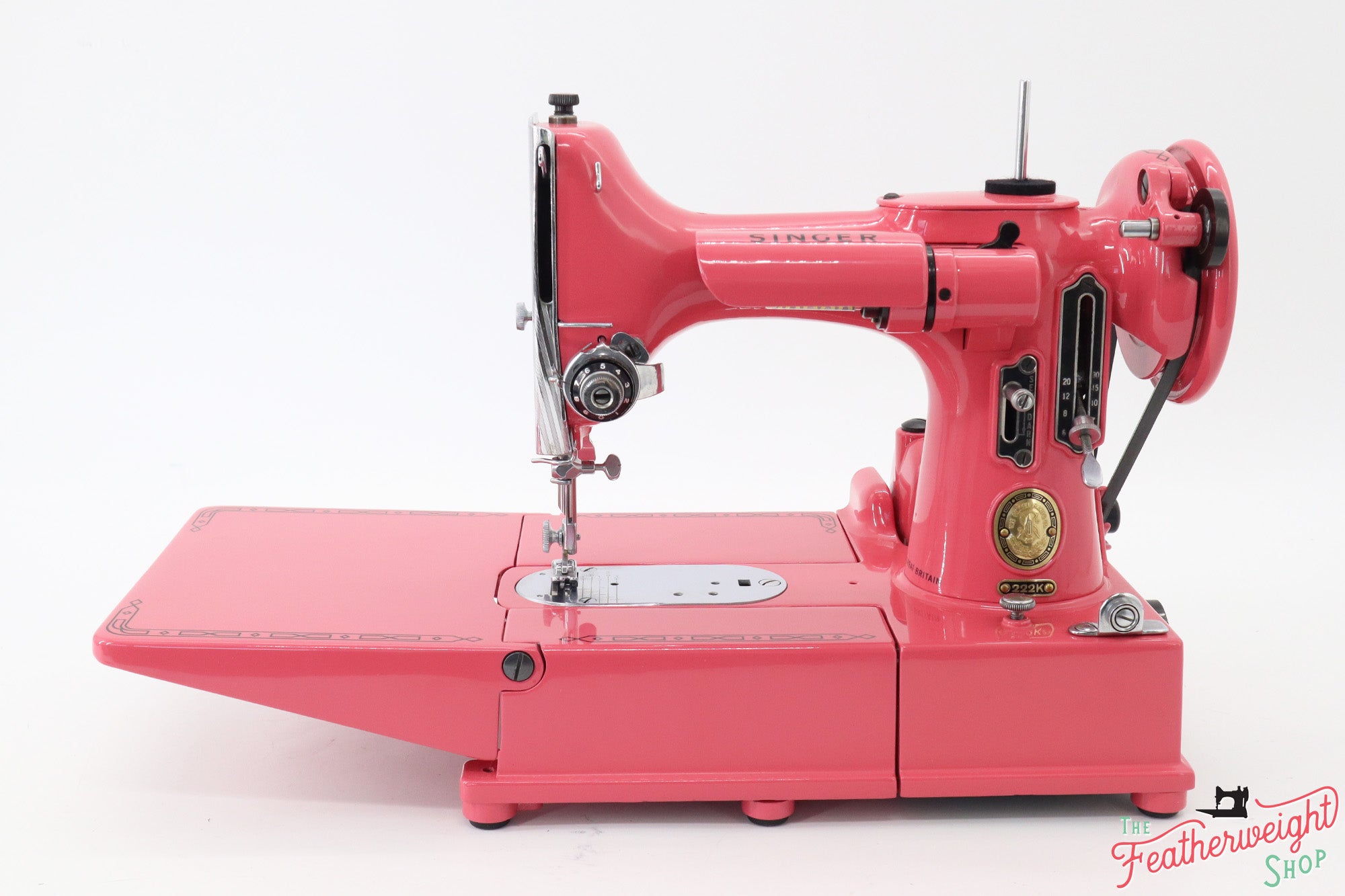 Singer Featherweight 222K Sewing Machine EK632*** - Fully Restored in 'Happy Pink Grapefruit'