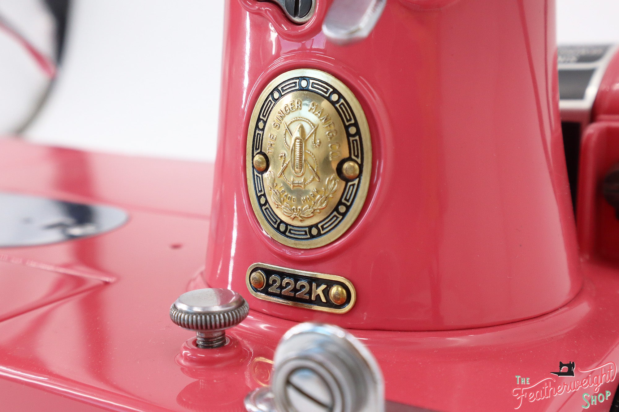 Singer Featherweight 222K Sewing Machine EK632*** - Fully Restored in 'Happy Pink Grapefruit'