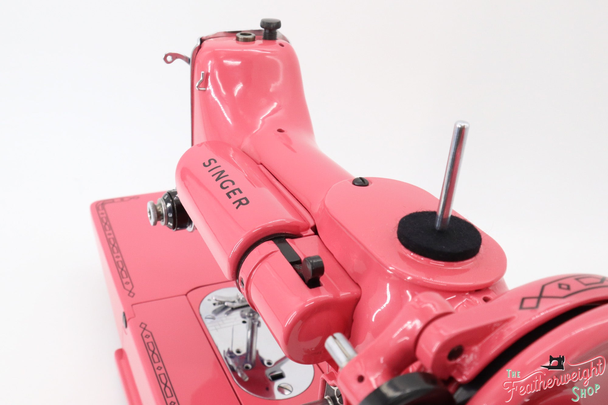 Singer Featherweight 222K Sewing Machine EK632*** - Fully Restored in 'Happy Pink Grapefruit'