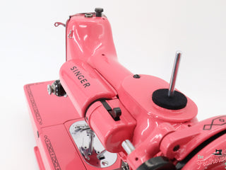 Load image into Gallery viewer, Singer Featherweight 222K Sewing Machine EK632*** - Fully Restored in &#39;Happy Pink Grapefruit&#39;