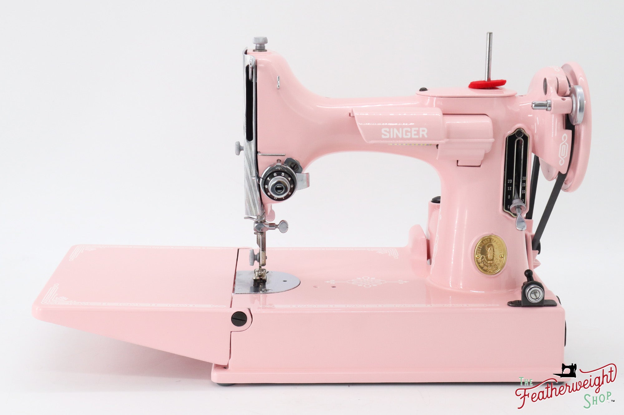 Singer Featherweight 221, AH120*** - Fully Restored in Cotton Candy Pink