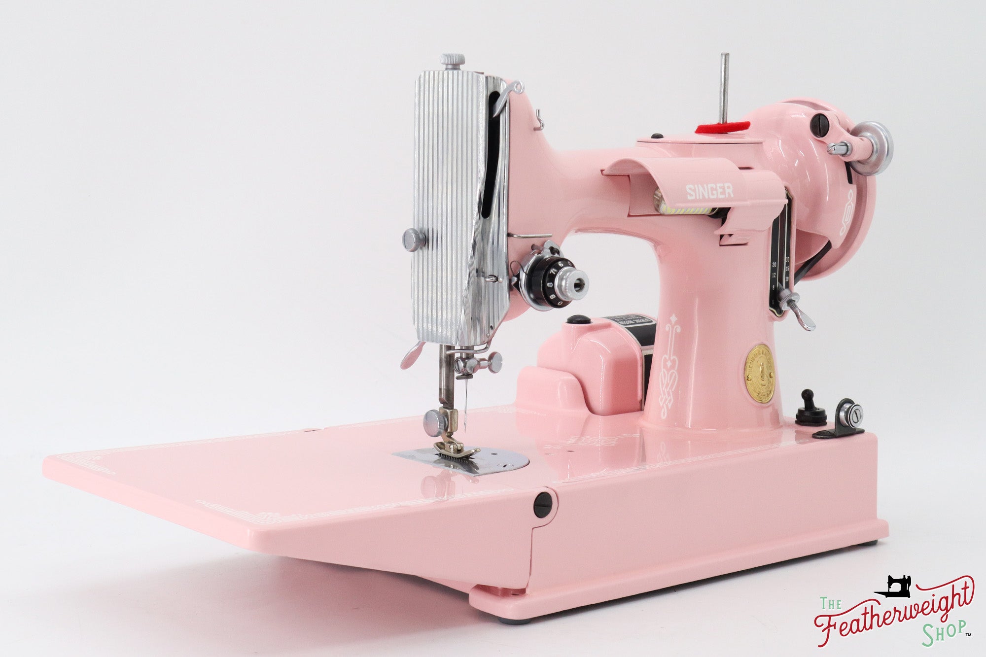 Singer Featherweight 221, AH120*** - Fully Restored in Cotton Candy Pink