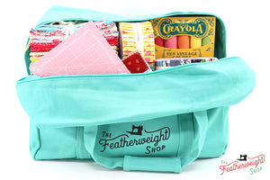 Teal Featherweight Case Tote Bag