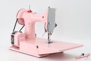 Singer Featherweight 221, AH120*** - Fully Restored in Cotton Candy Pink
