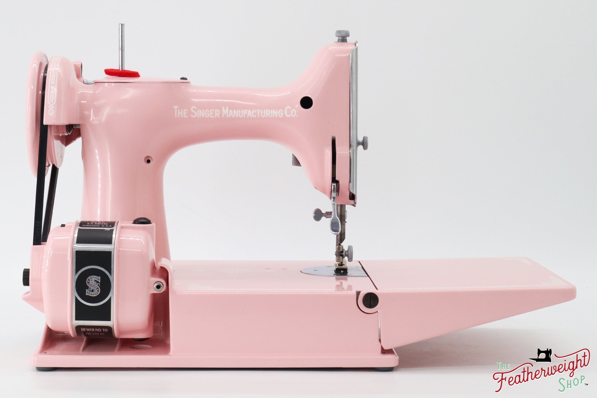 Singer Featherweight 221, AH120*** - Fully Restored in Cotton Candy Pink