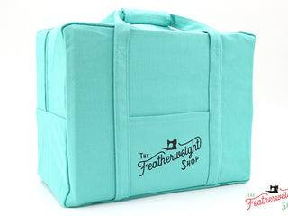 Load image into Gallery viewer, Teal Featherweight Case Tote Bag