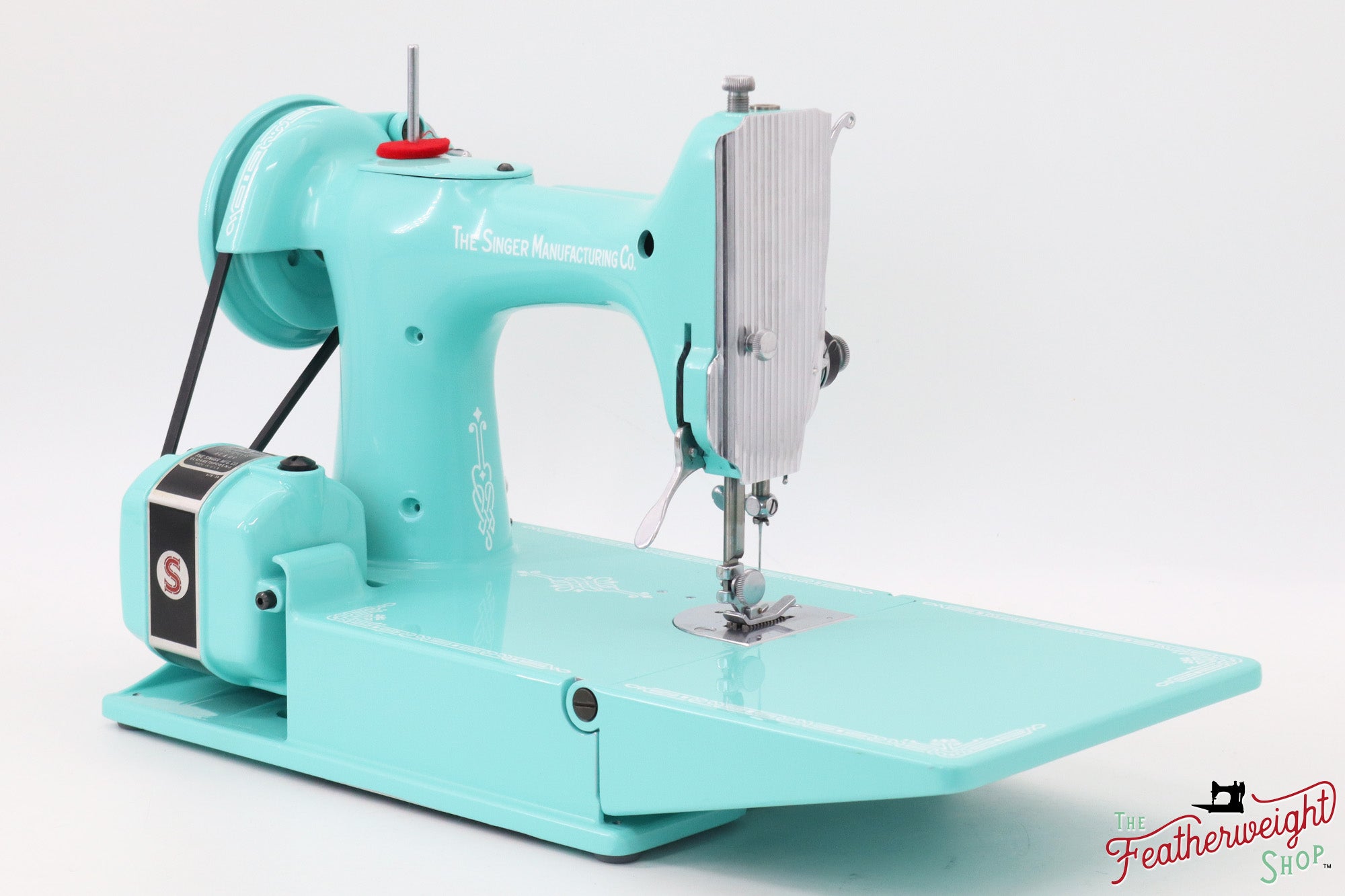 Singer Featherweight 221, AH431*** - Fully Restored in Tiffany Blue