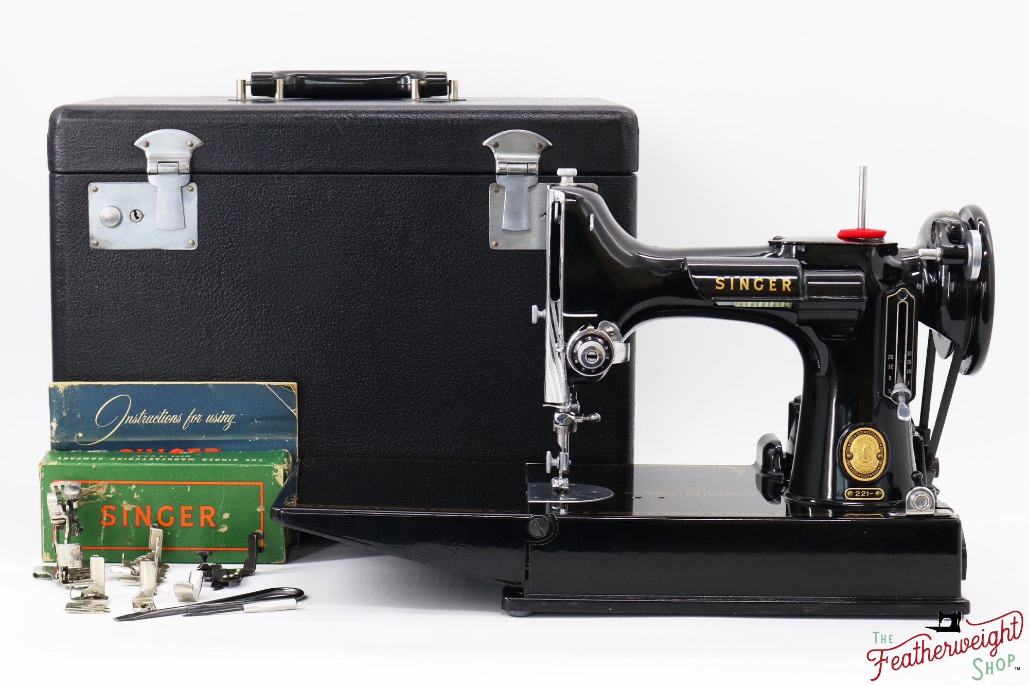 Singer Featherweight 221 Sewing Machine, AM698*** - 1957