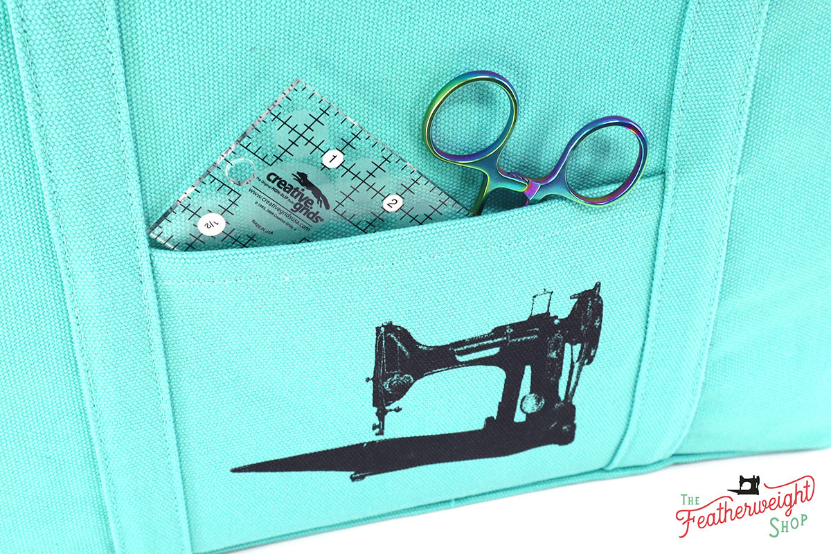 Teal Featherweight Case Tote Bag