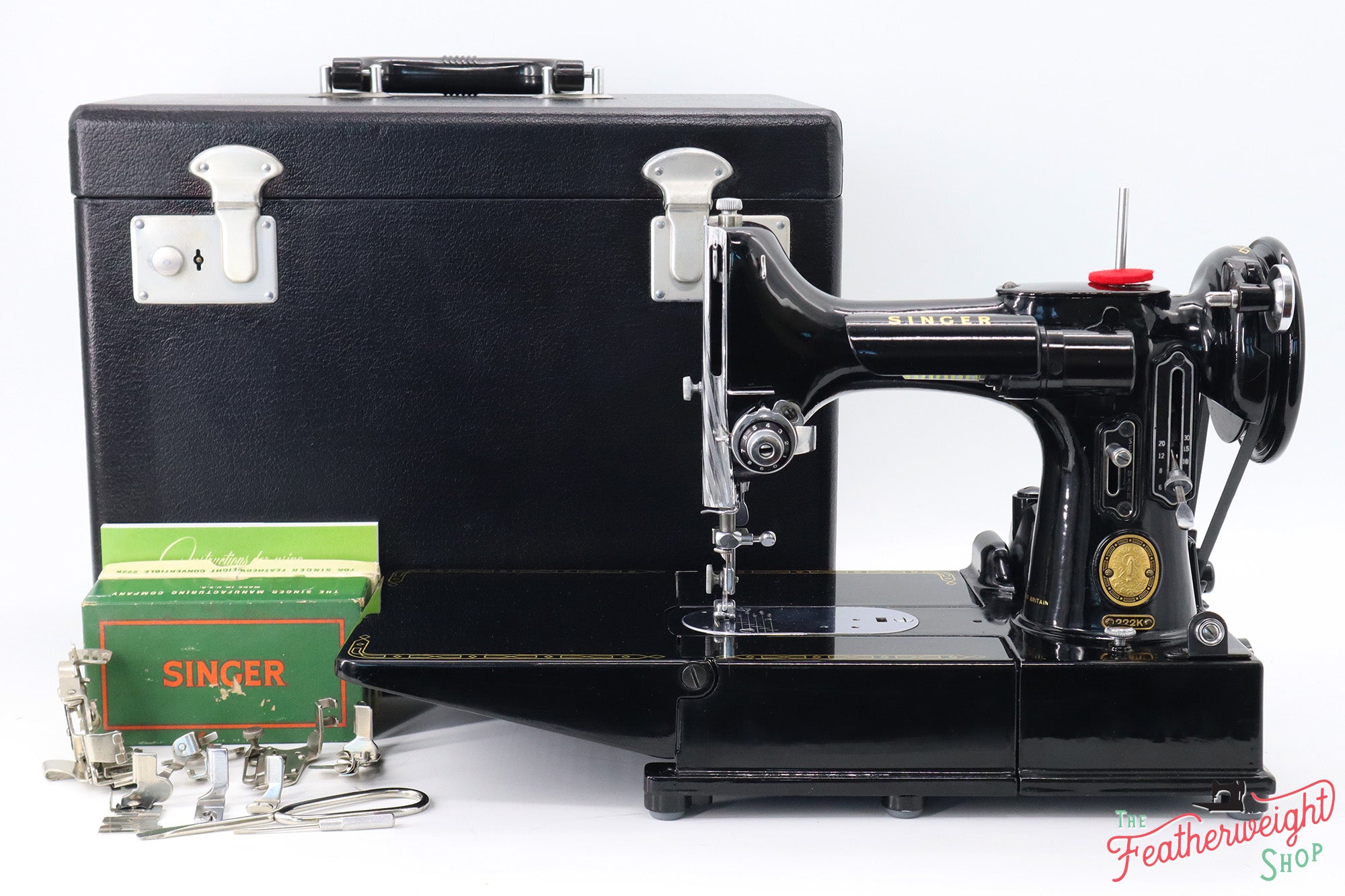 Singer Featherweight 222K Sewing Machine EK326***