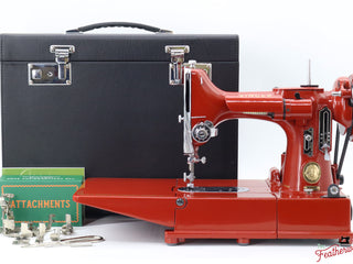 Load image into Gallery viewer, Singer Featherweight 222K - EK6335** - Fully Restored in Brick Red