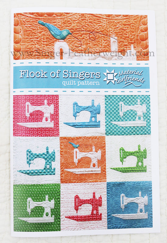 PATTERN, FLOCK OF SINGERS Wall-Hanging Quilt