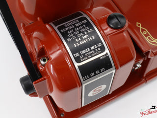 Load image into Gallery viewer, Singer Featherweight 222K - EK6335** - Fully Restored in Brick Red