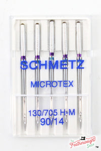 Schmetz Sewing Needles Chrome Sharp MICROTEX, 5pk