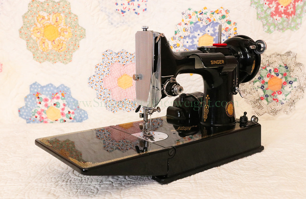 Singer Featherweight 221 Sewing Machine, Centennial: AJ930***