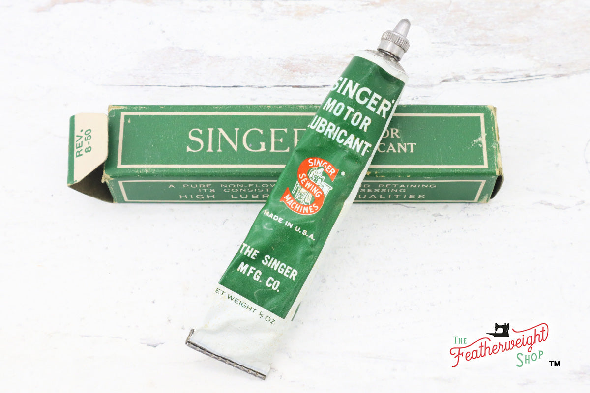 Motor Lubricant & Grease, Collectible SINGER (Vintage Original)