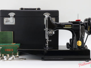 Load image into Gallery viewer, Singer Featherweight 221 Sewing Machine, AJ576***