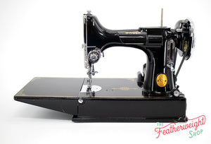 Singer Featherweight 221 Sewing Machine, AF391*** - Corduroy Insert - RARE