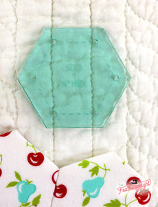 Sue Daley 3/4" Hexagon Template For Paper Piecing