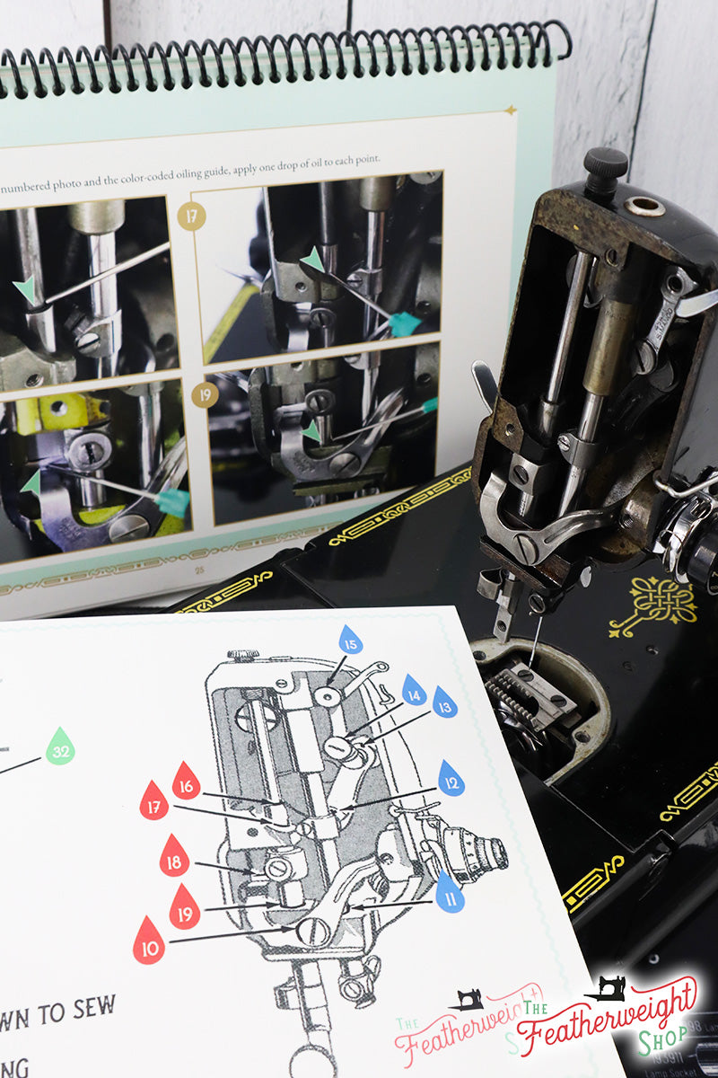 Oiling points for singer featherweight 221