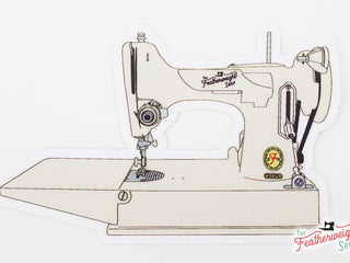 Load image into Gallery viewer, Sticker, Singer Featherweight 221J (Tan)