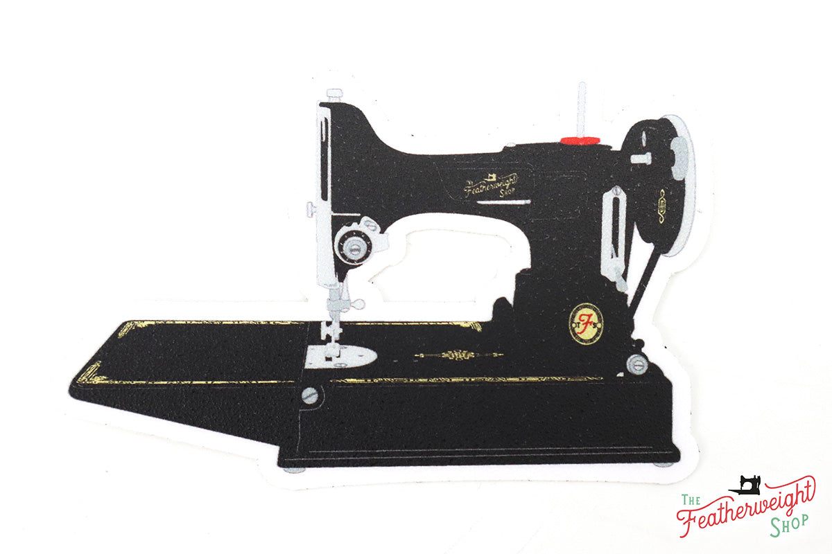 Sticker, Singer Featherweight 221 (Black)