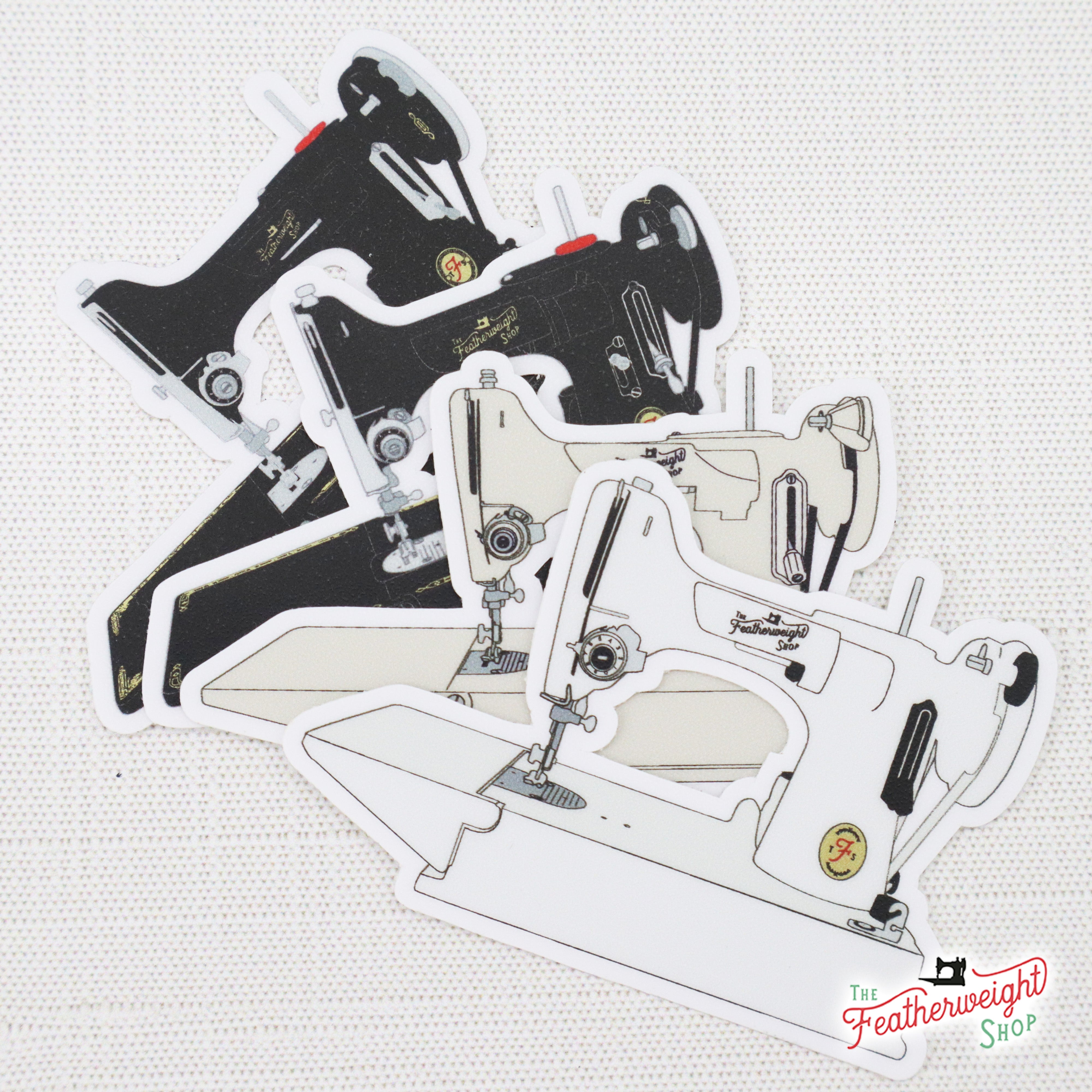 Sticker Set, Singer Featherweight (Set of 4)