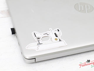 Load image into Gallery viewer, Sticker, Singer Featherweight 221K7 (White)