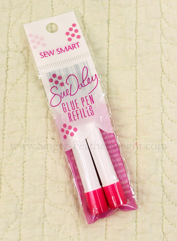 Sue Daley fabric pink glue pen refills epp english paper piecing sewing  patchwork glue basting
