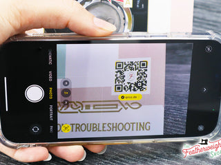 Load image into Gallery viewer, Using your phone for the QR code