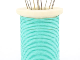 Load image into Gallery viewer, Magnetic Spool Pincushion with Pins - TEAL