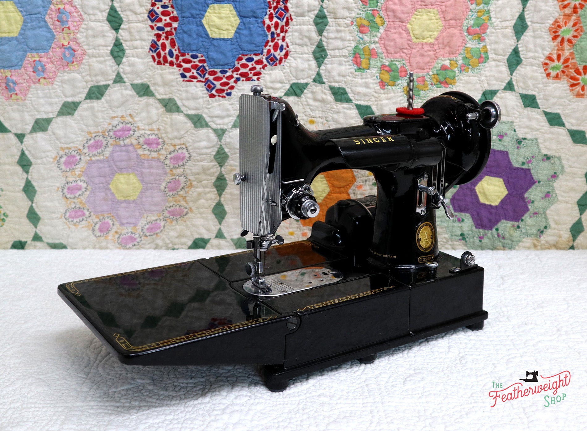 Singer Featherweight 222K Sewing Machine EJ622***